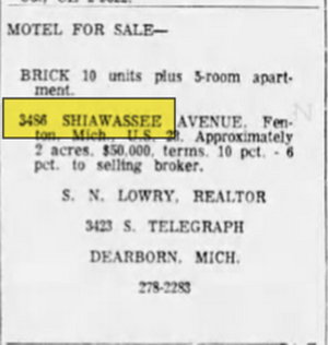 Dream Motel - Nov 14 1964 Article (newer photo)